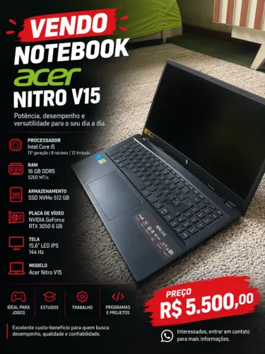 NOTEBOOK ACER NITRO V15