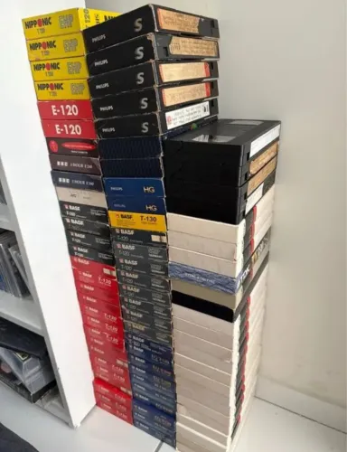 60 fitas VHS