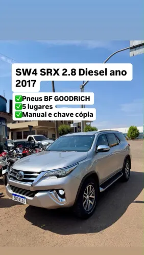 Toyota Hilux SW4 SRX 4X4 2.8 TDI 16V Dies. Aut. 2017