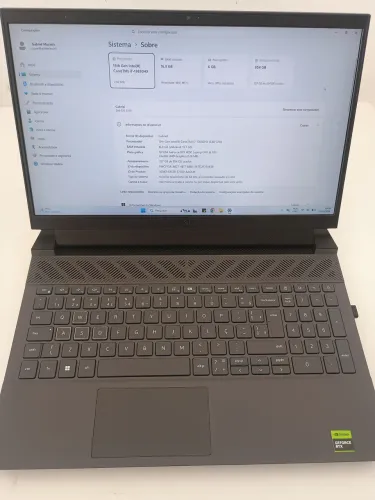 Notebook Gamer Dell G15 5530 RTX 4050 Core I7 16BG RAM 1TB SSD
