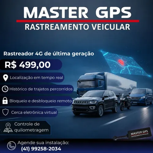 Rastreador e Bloqueador Veicular 4G Proteja seu Carro, Moto e Caminhão