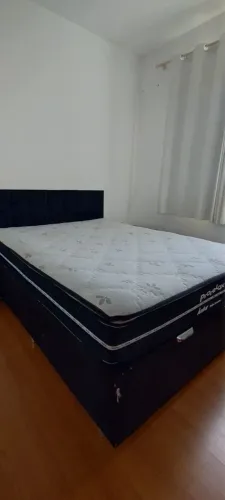 Cama box de casal com baú (incluso cabeceira)