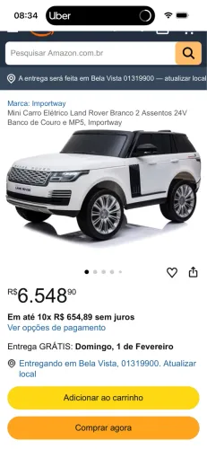 Carrinho elétrico