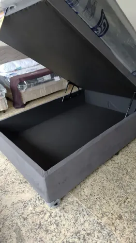 Cama baú casal direto da fábrica com entrega grátis e o pagamento na entrega