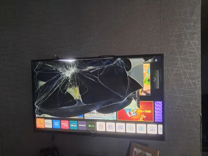 Tv lg retirada de peças