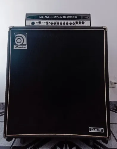 CAIXA AMPEG + CABEÇOTE GALLIEN-KRUEGER