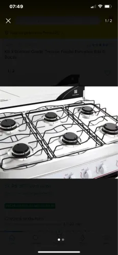 Fogao gas e eletrico