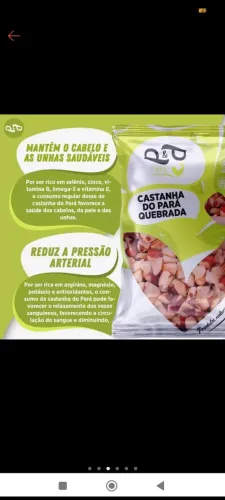 Castanha do Pará Quebrada 250g