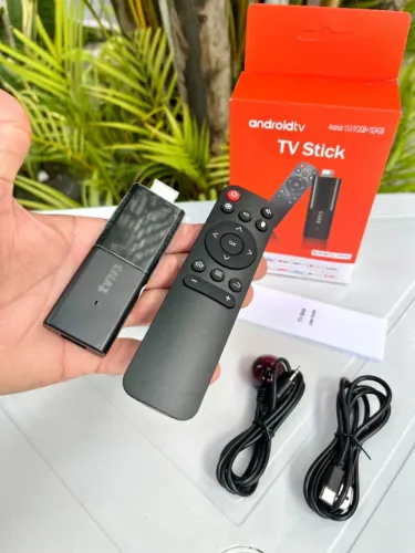 TV Stick Android 4K HDMI com Controle Remoto - Transforme sua TV em Smart TV