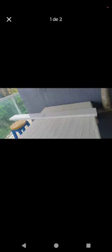 Varal mágico retrátil de parede 120cm 