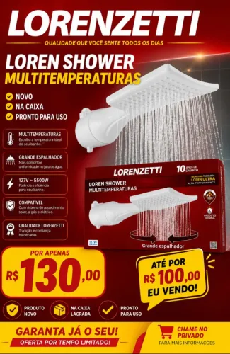 Chuveiro NOVO NA CAIXA