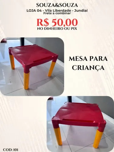 Mesinha de criança