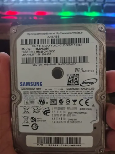 SSD 250 GB Samsung