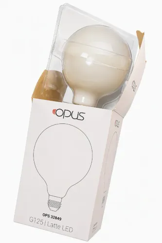 Lâmpada LED Decorativa Opus G125 8W Luz Quente 2400K E27