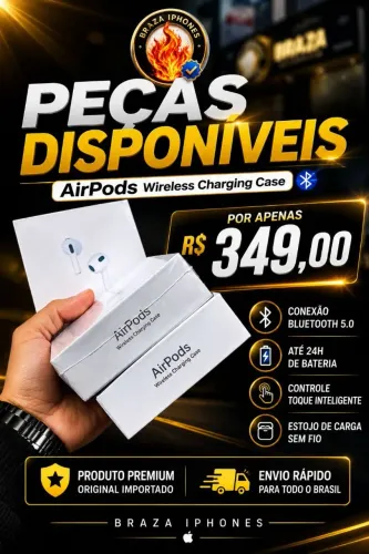 Air Pods pro POR R$349,00