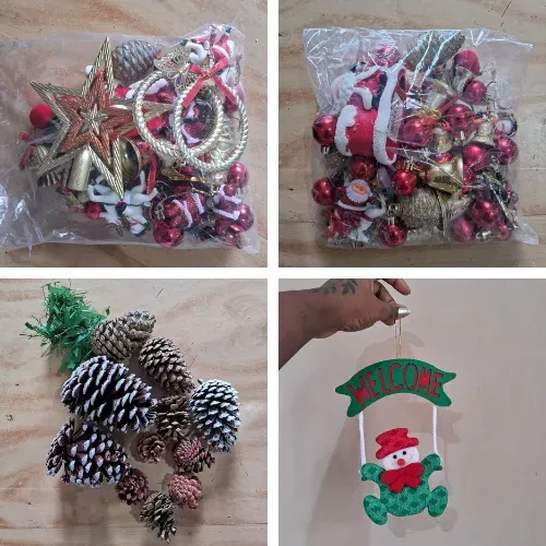 SUPER KIT COMPLETO DE DECORAÇÃO DE NATAL ? MAIS DE 50 PEÇAS! ?