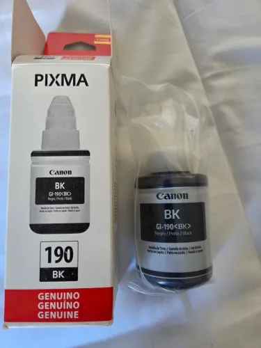 Tinta Original Canon GI 190 BK Preto 135ml