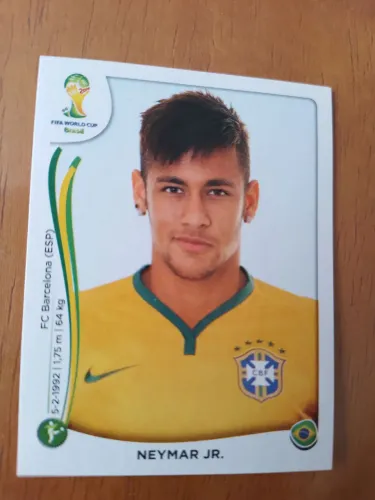 Figurinha Neymar Jr copa 2014
