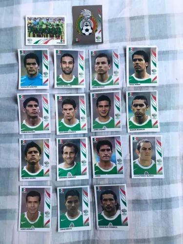 Figurinhas Seleção do México 2006 - Recortadas