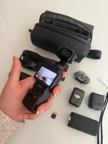 DJI Osmo Pocket 3 Creator Combo + Mic DJI | Perfeita para Vlog