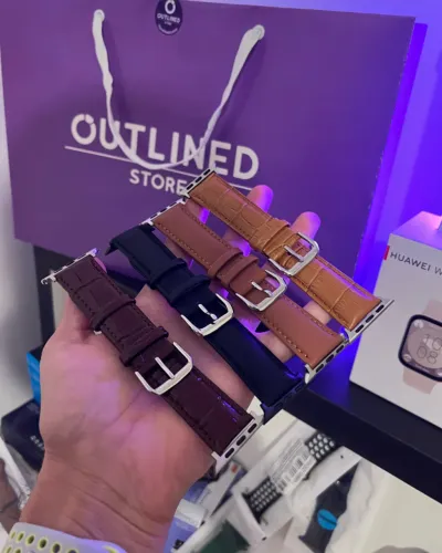 Pulseira Apple Watch Pulseira Couro SmartWatch