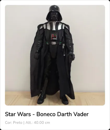 Boneco Darth Vader Star Wars Original