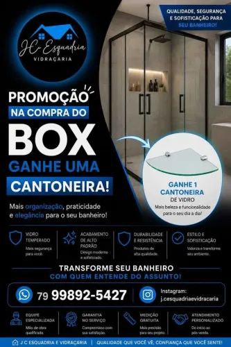 J.C ESQUADRIA E VIDRAÇARIA