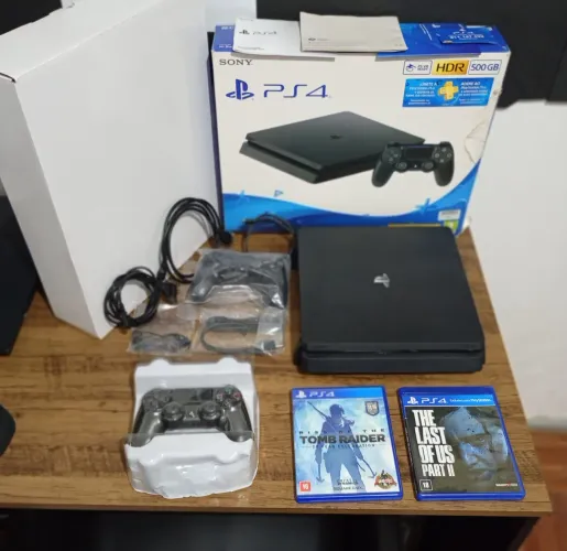PS4 SLIM 11.00 / 500GB SSD / DESBLOQUEADO/ LEIA A DESCRIÇÃO!!!