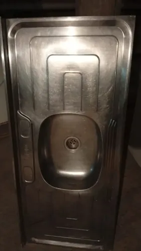 Cuba de inox 1,20m acimentada