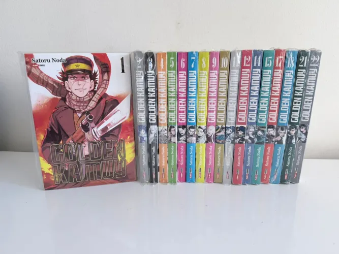 Golden Kamuy 1 ao 12 + 14, 15, 17 e 18 + 21 e 22