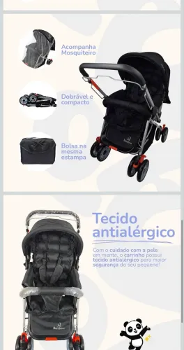 Vende-se carrinho de bebê
