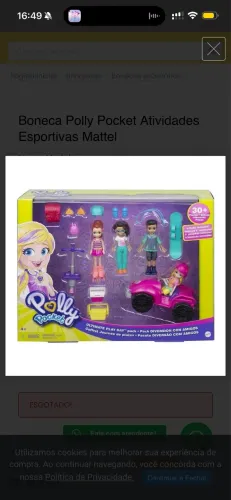 Polly Pocket Pacote Diversão com Amigos da Mattel