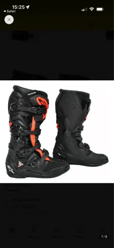 Bota alpinestars Tech 7 nova