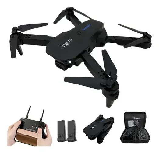 Drone Inova WRJ-12619 Câmera 4K HD Wi-Fi Dobrável Controle Remoto