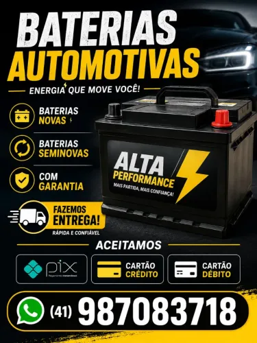 Bateria para carro, van, caminhão 