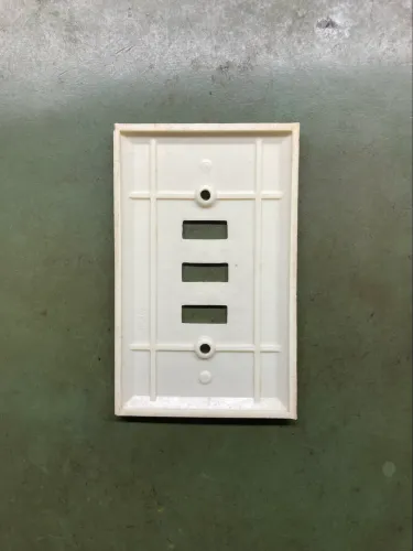 Espelho 4x2 interruptor década 70