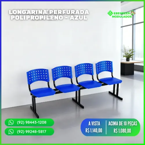 LONGARINA POLIPROPILENO PERFURADA
