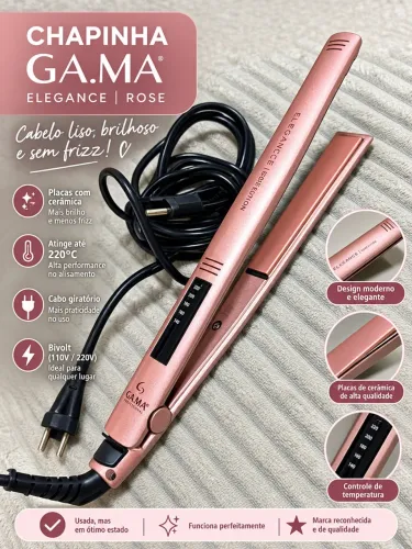Prancha de Cabelo Gama italy