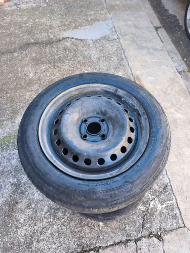 Rodas ferro 15 GM com pneus 