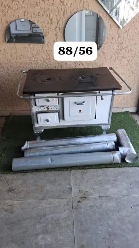 Fogão a Lenha com Chaminé