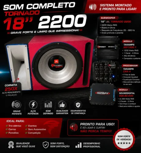 SOM AUTOMOTIVO TORNADO 18 2200