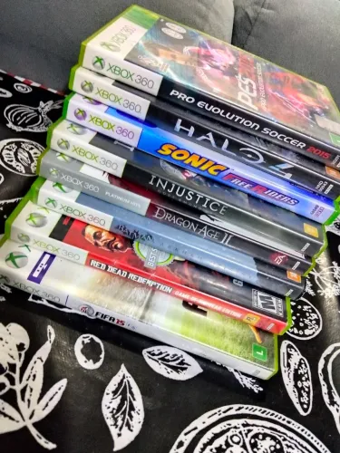 Lote 08 jogos originais Xbox 360