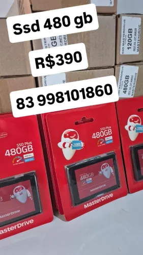 Ssd sata 480 Gb. Novo lacrado