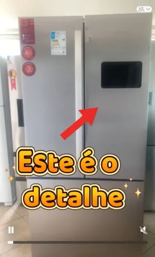 GELADEIRA 3 PORTAS BRASTEMP 554L "NOVA"