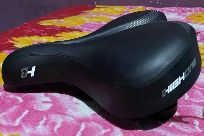 Banco de bike high one gel confortável usado em perfeito estado