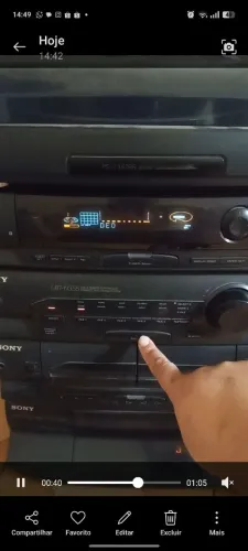 Micro System sony *não tem as caixas!*