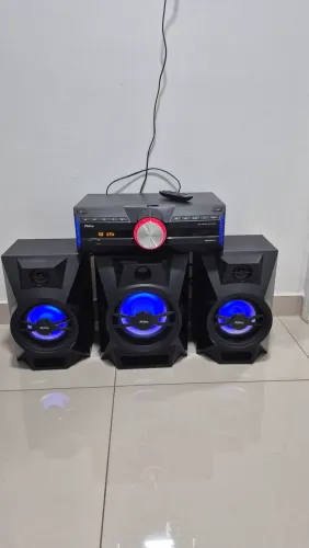 Mini system Philco 1500w bivolt com Bluetooth, CD e rádio
