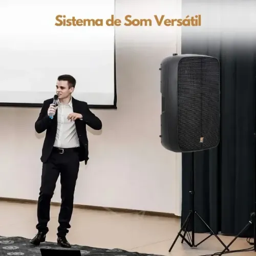 Caixa Amplificada Staner Sr315m Bluetooth 300w Rms 15 Preto