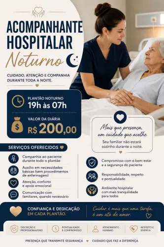 Acompanhamento hospitalar 