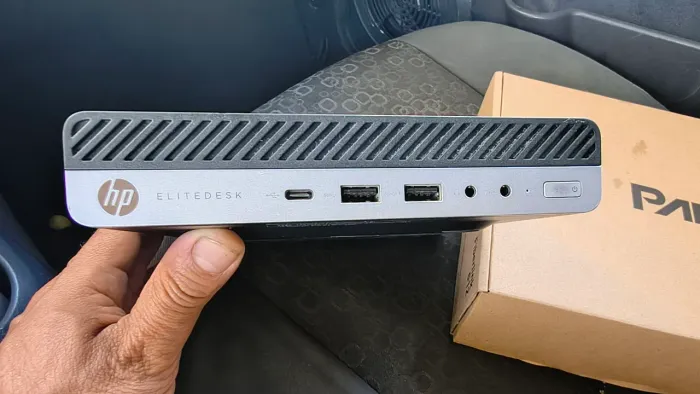 Hp mini i5 7th,8gb ddr4,SSD 240gb,fonte hp